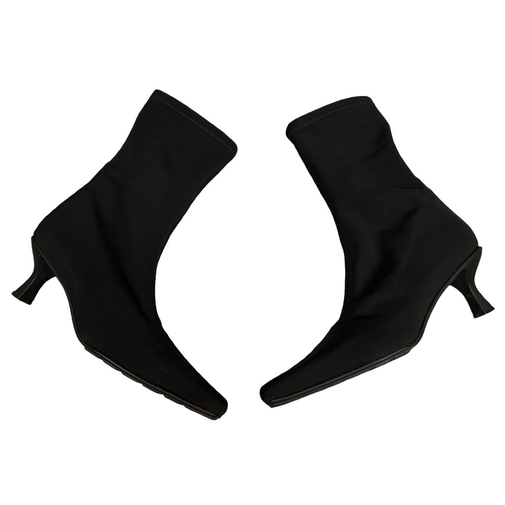 Stuart Weitzman Black Heeled Boots